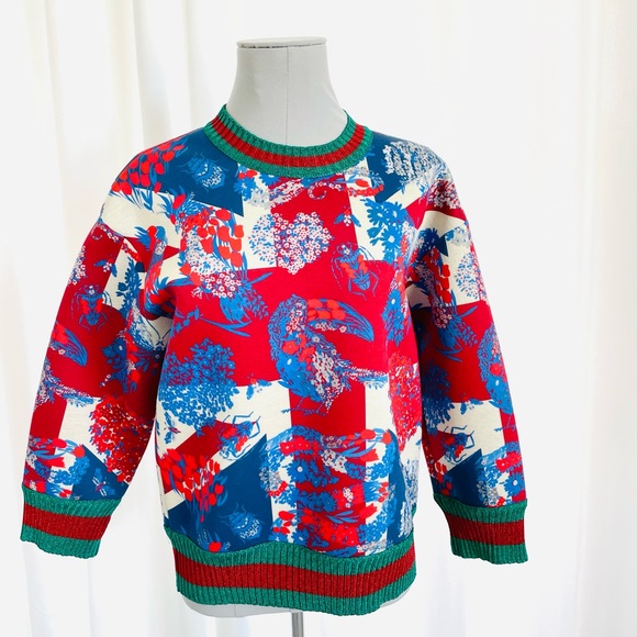 New authentic Gucci sweater with tag. Size 2-4, can be 6. Loose style. - Picture 4 of 8